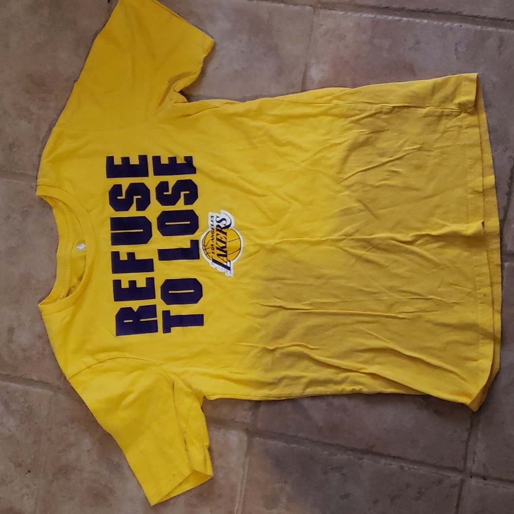 Refuse To Loose Lakers Boys TShirt Size Small